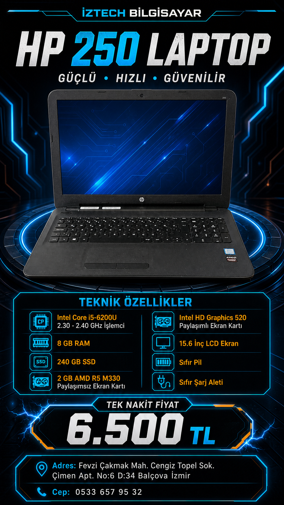 HP 250 G6 Laptop